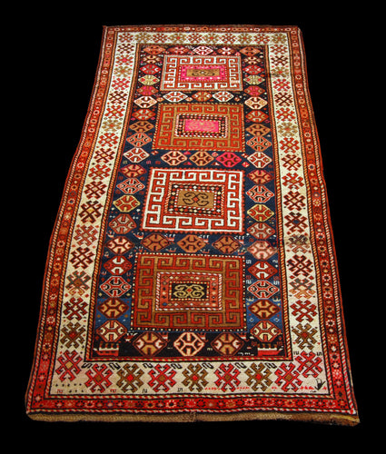 Hand made Antique Kazak Caucasic Carpets CM 270X130