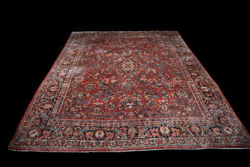 406x310 CM Antico Tappeto Sarok Americano USA