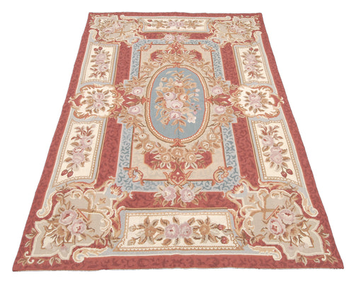 Needle point Classic Floral French Style Drawing Aubusson 181x122 CM 