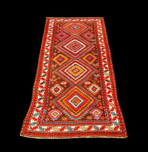 Load image into Gallery viewer, Hand made Antique Kazak / Shirvan Caucasic Carpets CM 265x125
