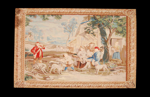 Aubusson Arazzo classic figurativ francia design 212x217 CM