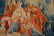 Carica l&#39;immagine nel visualizzatore di Gallery, Aubusson Arazzo classic figurativ francia design 206x153 CM
