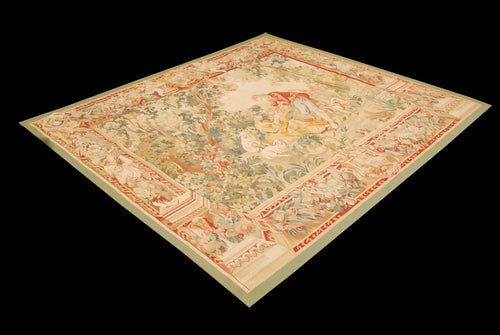 Aubusson Arazzo classic figurativ francia design 210x186 CM