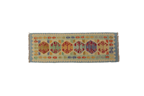 Autentik Kilim Kelem Original Hand Made 144x53 CM Classic STYL - EASY TO CLEAN
