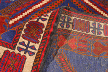 Carica l'immagine nel visualizzatore di Gallery, Genuine, Original Pure Wool Rug Rustic Handmad Carpet CM 124x90
