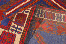 Carica l&#39;immagine nel visualizzatore di Gallery, Genuine, Original Pure Wool Rug Rustic Handmad Carpet CM 124x90
