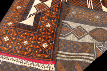 Carica l'immagine nel visualizzatore di Gallery, Genuine, Original Pure Wool Rug Rustic Handmad Carpet CM 150x82
