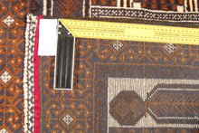 Carica l'immagine nel visualizzatore di Gallery, Genuine, Original Pure Wool Rug Rustic Handmad Carpet CM 150x82
