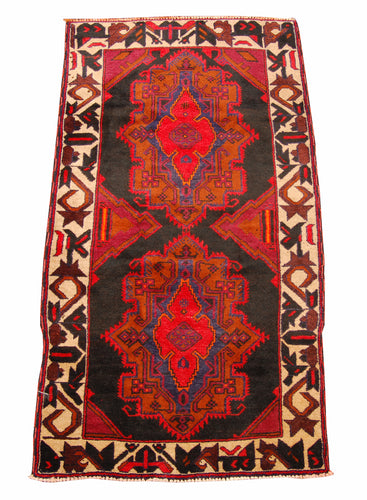 Genuine, Original Pure Wool Rug Rustic Handmad Carpet CM 170x90