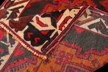 Carica l&#39;immagine nel visualizzatore di Gallery, Genuine, Original Pure Wool Rug Rustic Handmad Carpet CM 170x90
