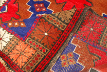 Carica l'immagine nel visualizzatore di Gallery, Genuine, Original Pure Wool Rug Rustic Handmad Carpet CM 140x93
