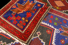 Lade das Bild in den Galerie-Viewer, Genuine, Original Pure Wool Rug Rustic Handmad Carpet CM 142x85
