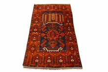 Lade das Bild in den Galerie-Viewer, Genuine, Original Pure Wool Rug Rustic Handmad Carpet CM 137x74
