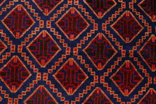 Load image into Gallery viewer, Genuine, Original Pure Wool Rug Rustic Handmad Carpet CM 153x90
