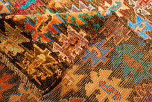 Carica l&#39;immagine nel visualizzatore di Gallery, Genuine, Original Pure Wool Rug Rustic Handmad Carpet 145x90 CM
