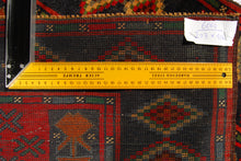 Carica l'immagine nel visualizzatore di Gallery, Genuine, Original Pure Wool Rug Rustic Handmad Carpet CM 203x106
