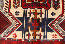 Carica l&#39;immagine nel visualizzatore di Gallery, Genuine, Original Pure Wool Rug Rustic Handmad Carpet CM 189x106

