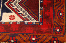 Carica l&#39;immagine nel visualizzatore di Gallery, Genuine, Original Pure Wool Rug Rustic Handmad Carpet CM 189x106
