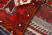 Carica l&#39;immagine nel visualizzatore di Gallery, Genuine, Original Pure Wool Rug Rustic Handmad Carpet CM 189x106
