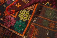 Carica l&#39;immagine nel visualizzatore di Gallery, Genuine, Original Pure Wool Rug Rustic Handmad Carpet CM 198x104

