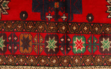 Carica l&#39;immagine nel visualizzatore di Gallery, Genuine, Original Pure Wool Rug Rustic Handmad Carpet CM 185x109
