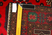 Carica l&#39;immagine nel visualizzatore di Gallery, Genuine, Original Pure Wool Rug Rustic Handmad Carpet CM 185x109
