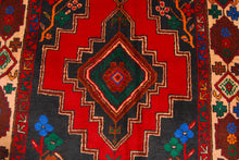 Carica l&#39;immagine nel visualizzatore di Gallery, Genuine, Original Pure Wool Rug Rustic Handmad Carpet CM 198x96
