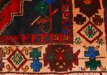 Carica l'immagine nel visualizzatore di Gallery, Genuine, Original Pure Wool Rug Rustic Handmad Carpet CM 198x96
