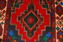 Carica l'immagine nel visualizzatore di Gallery, Genuine, Original Pure Wool Rug Rustic Handmad Carpet CM 198x96
