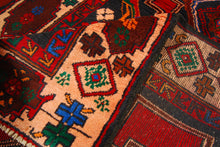 Carica l'immagine nel visualizzatore di Gallery, Genuine, Original Pure Wool Rug Rustic Handmad Carpet CM 198x96

