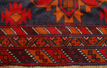 Load image into Gallery viewer, Genuine, Original Pure Wool Rug Rustic Handmad Carpet CM 180x108

