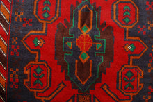 Carica l&#39;immagine nel visualizzatore di Gallery, Genuine, Original Pure Wool Rug Rustic Handmad Carpet CM 180x108
