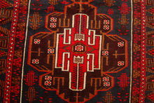Carica l&#39;immagine nel visualizzatore di Gallery, Genuine, Original Pure Wool Rug Rustic Handmad Carpet CM 197x102

