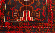 Load image into Gallery viewer, Genuine, Original Pure Wool Rug Rustic Handmad Carpet CM 197x102
