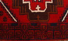 Carica l&#39;immagine nel visualizzatore di Gallery, Genuine, Original Pure Wool Rug Rustic Handmad Carpet CM 207x102

