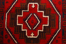 Carica l'immagine nel visualizzatore di Gallery, Genuine, Original Pure Wool Rug Rustic Handmad Carpet CM 207x102
