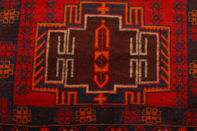 Load image into Gallery viewer, Genuine, Original Pure Wool Rug Rustic Handmad Carpet CM 197x109
