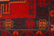 Carica l'immagine nel visualizzatore di Gallery, Genuine, Original Pure Wool Rug Rustic Handmad Carpet CM 197x109
