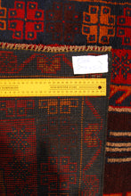 Carica l&#39;immagine nel visualizzatore di Gallery, Genuine, Original Pure Wool Rug Rustic Handmad Carpet CM 197x109
