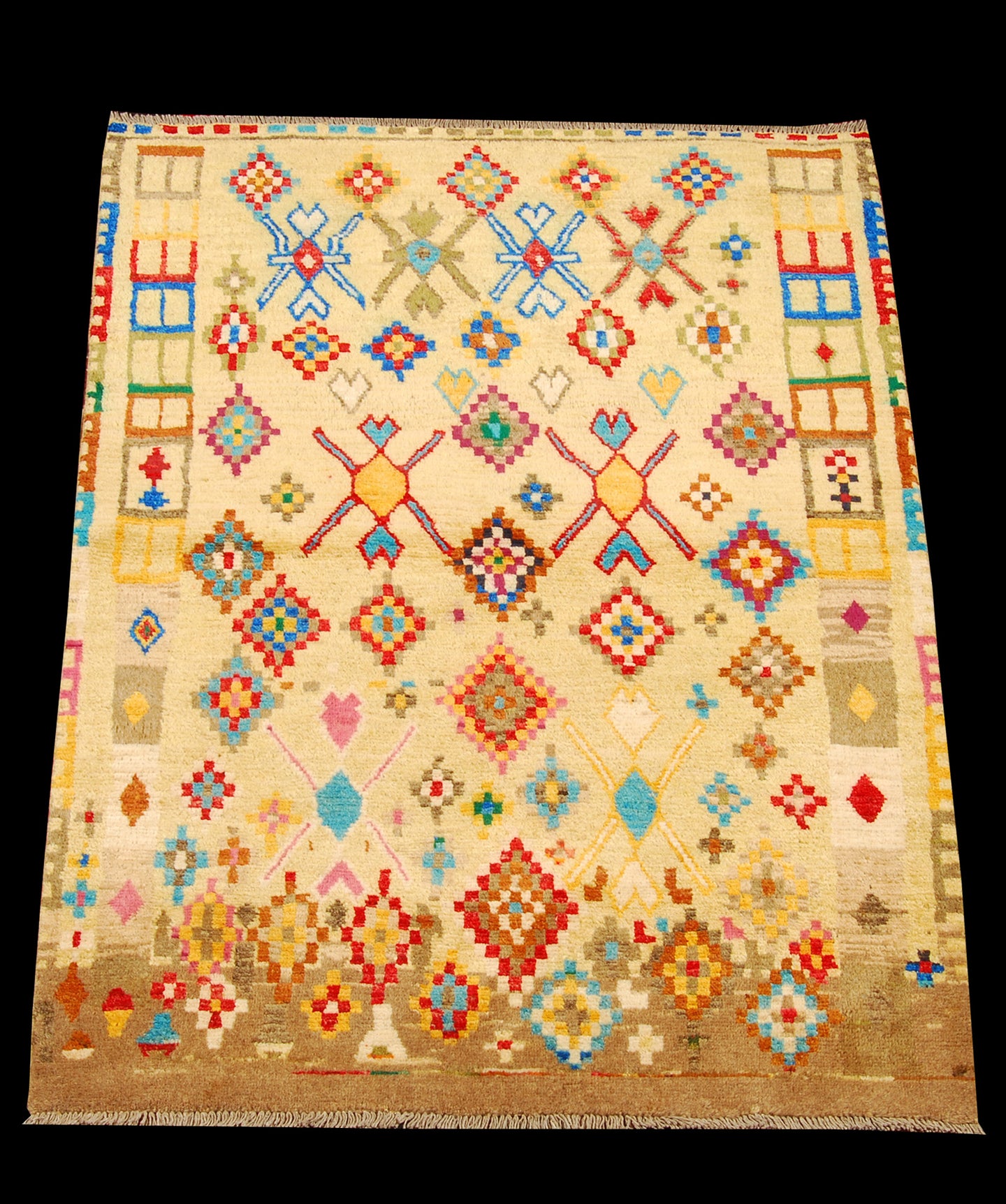 TAIMANY Original Pure Wool Rug / Modern Handmad Carpet 175X124 CM