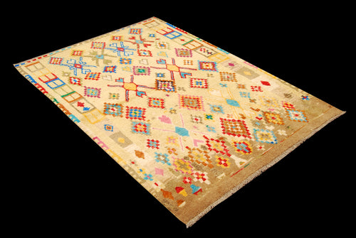 TAIMANY Original Pure Wool Rug / Modern Handmad Carpet 175X124 CM