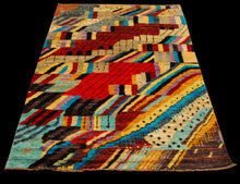 Lade das Bild in den Galerie-Viewer, TAIMANY Original Pure Wool Rug / Modern Handmad Carpet 171X118 CM

