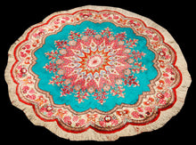 Carica l'immagine nel visualizzatore di Gallery, Autentico Tappeto Carpet 100% in seta (100x100 Cm)
