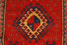 Carica l'immagine nel visualizzatore di Gallery, Hand made Antique Kazak / Shirvan Caucasic Carpets CM 205x105
