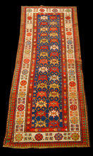 Carica l'immagine nel visualizzatore di Gallery, Hand made Antique Kazak / Shirvan Caucasic Carpets CM 275x110
