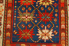 Carica l'immagine nel visualizzatore di Gallery, Hand made Antique Kazak / Shirvan Caucasic Carpets CM 275x110
