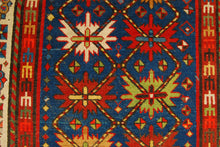 Carica l'immagine nel visualizzatore di Gallery, Hand made Antique Kazak / Shirvan Caucasic Carpets CM 275x110
