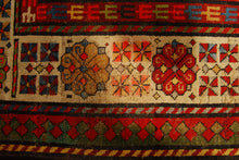 Carica l'immagine nel visualizzatore di Gallery, Hand made Antique Kazak / Shirvan Caucasic Carpets CM 275x110
