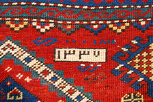 Carica l'immagine nel visualizzatore di Gallery, Hand made Antique Kazak / Shirvan Caucasic Carpets CM 210x120
