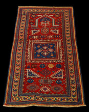 Carica l&#39;immagine nel visualizzatore di Gallery, Hand made Antique Kazak / Shirvan Caucasic Carpets CM 210x120
